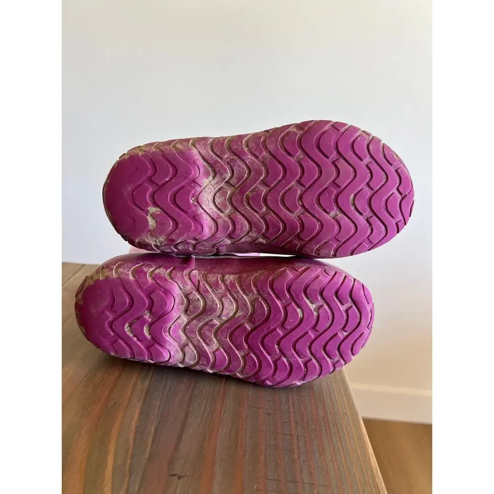 BOGS Pink Rubber Rain Boots Little Girls Size 10